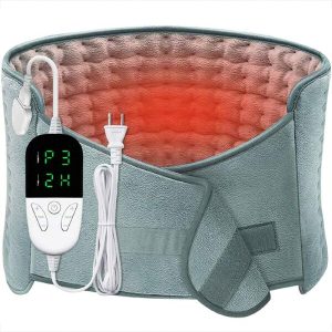 Heating Pads Electric, Electric Heating Waist Pad, Heating Pads For Back Pain Relief With 6 Heating Settings And 4 Auto-Off, Heating Pad For Cramps, Waist, Lumbar, Abdomen US A Type Plug(110-127V)