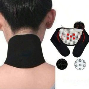 Neck Massager Self-Heating Magnetic Warm Therapy Thermal Massager Protector Belt Support Self-Heating Neck Pad Neck Multicolor