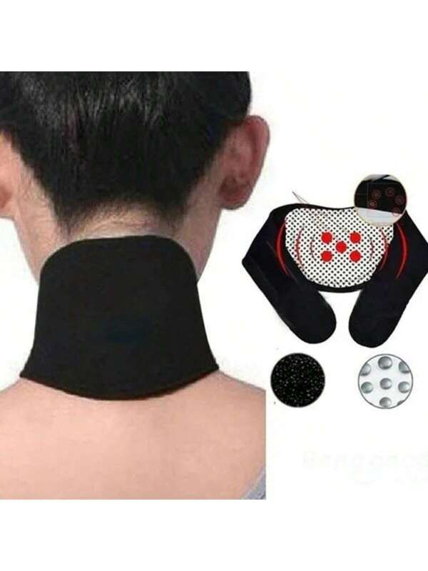 Neck Massager Self-Heating Magnetic Warm Therapy Thermal Massager Protector Belt Support Self-Heating Neck Pad Neck Multicolor