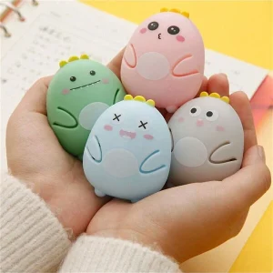 1pc Mini Hand Warmer + Warming Disc, Hand-Held Self-Heating Warm Egg, Cute & Warm Portable Instant Warmer, Replaceable Warming Disc (Random Color/Style) Multicolor