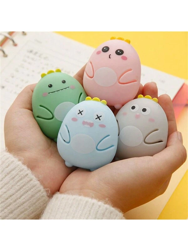 1pc Mini Hand Warmer + Warming Disc, Hand-Held Self-Heating Warm Egg, Cute & Warm Portable Instant Warmer, Replaceable Warming Disc (Random Color/Style) Multicolor