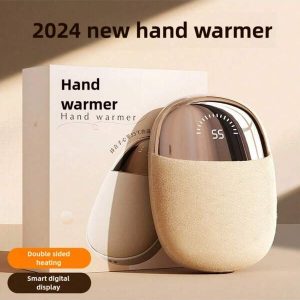 1pc Flannel Graphene Heating Rechargeable Hand Warmer, Easy To Carry, Charging And Warming Two-In-One, Double-Sided Heating, Suitable For Indoor And Outdoor Use, Hand Warmer For Home, Party, School, Self-Driving Travel Multicolor